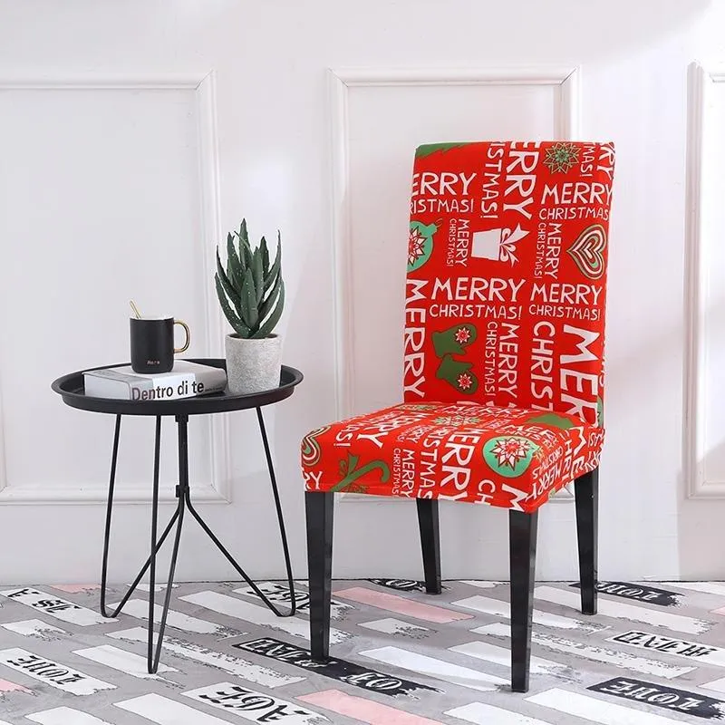 Housse de Chaise Extensible de Noël