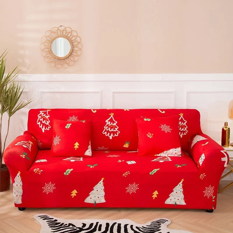 Housse de Canapé Extensible de Noël