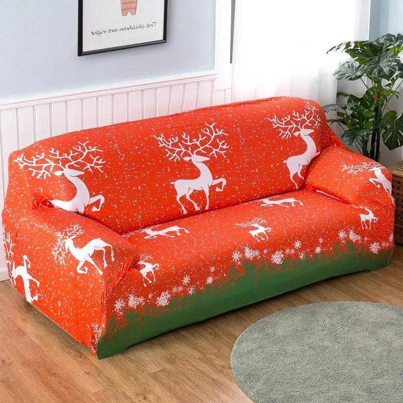 Housse de Canapé Extensible de Noël