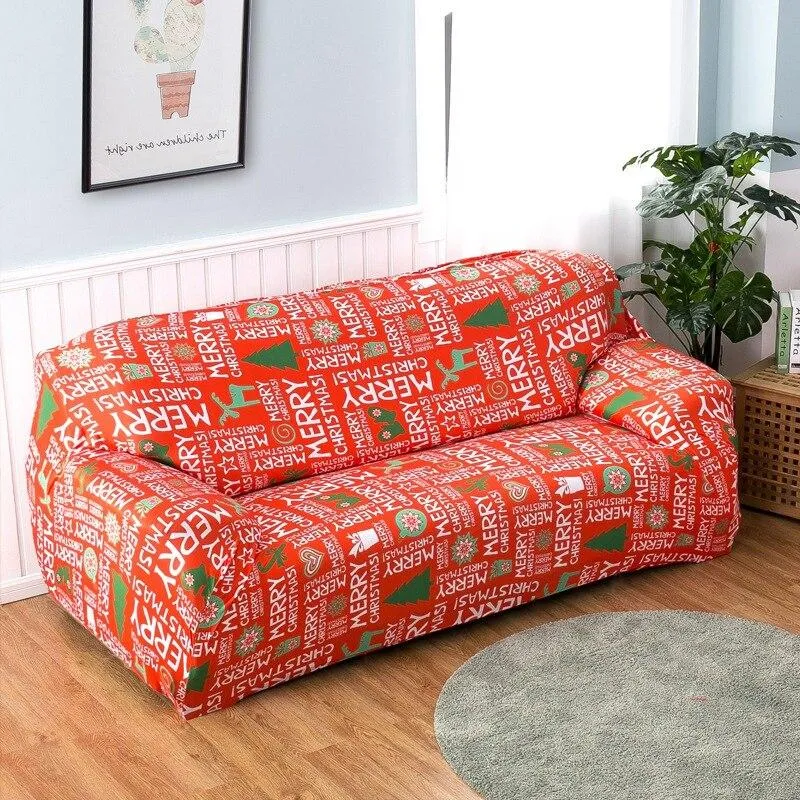 Housse de Canapé Extensible de Noël