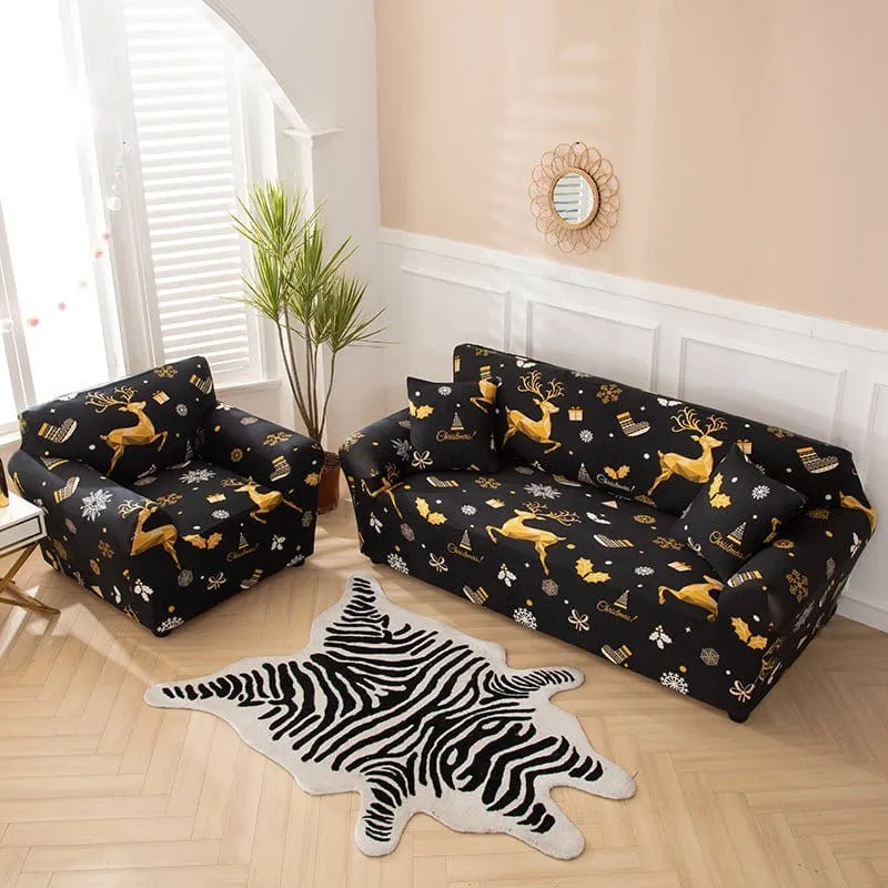 Housse de Canapé Extensible de Noël
