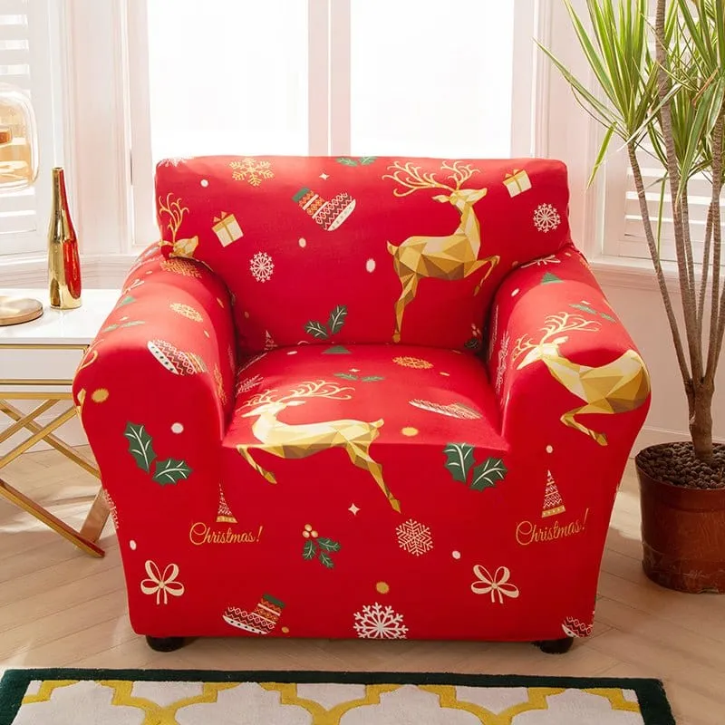 Housse de Canapé Extensible de Noël