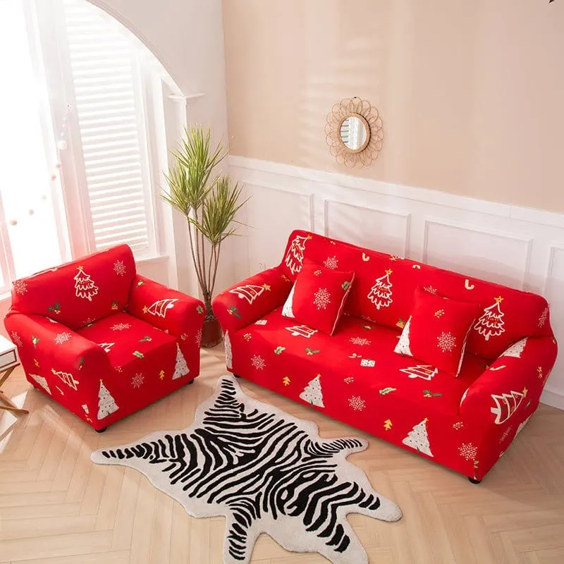 Housse de Canapé Extensible de Noël