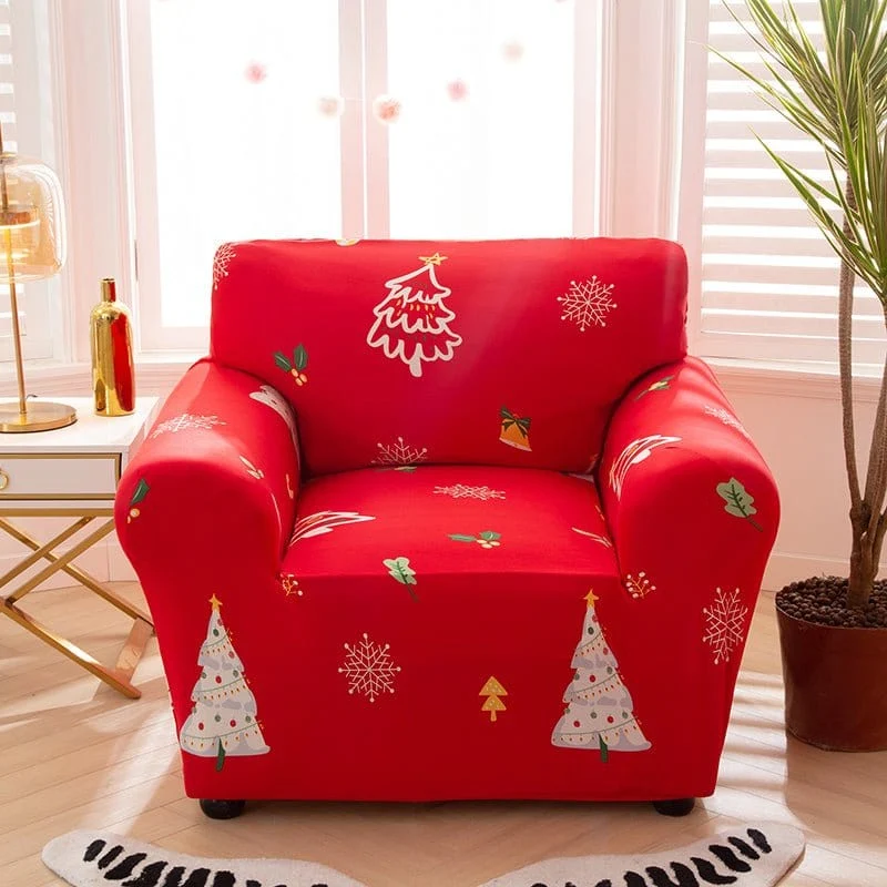Housse de Canapé Extensible de Noël