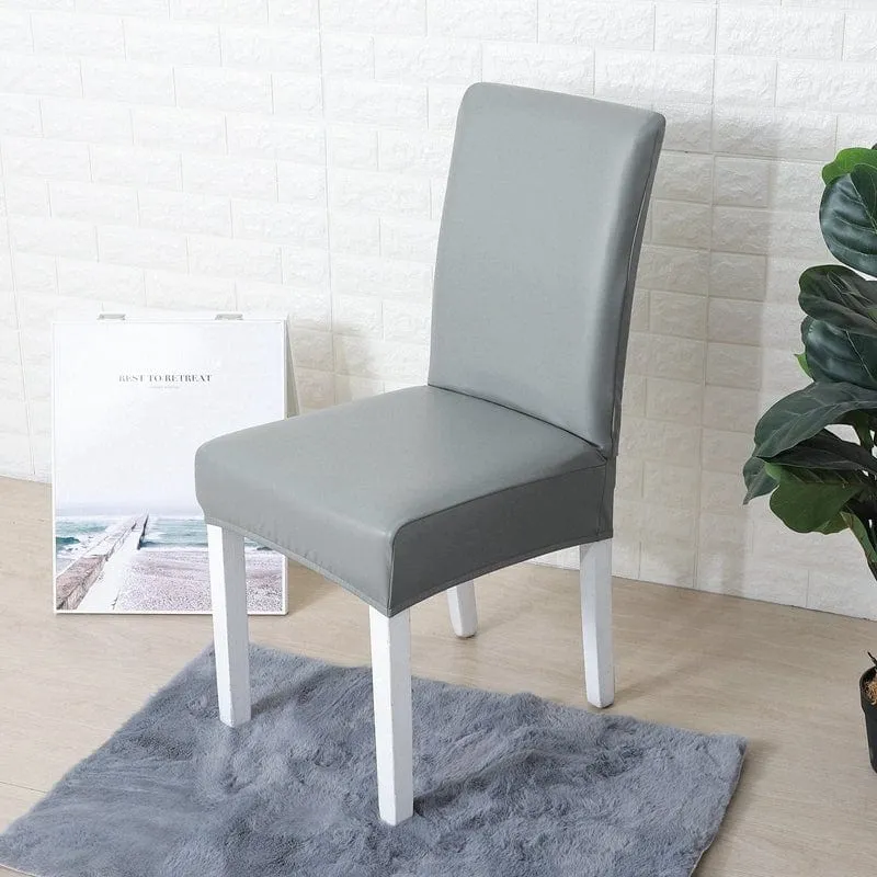 Housse de Chaise en Simili Cuir
