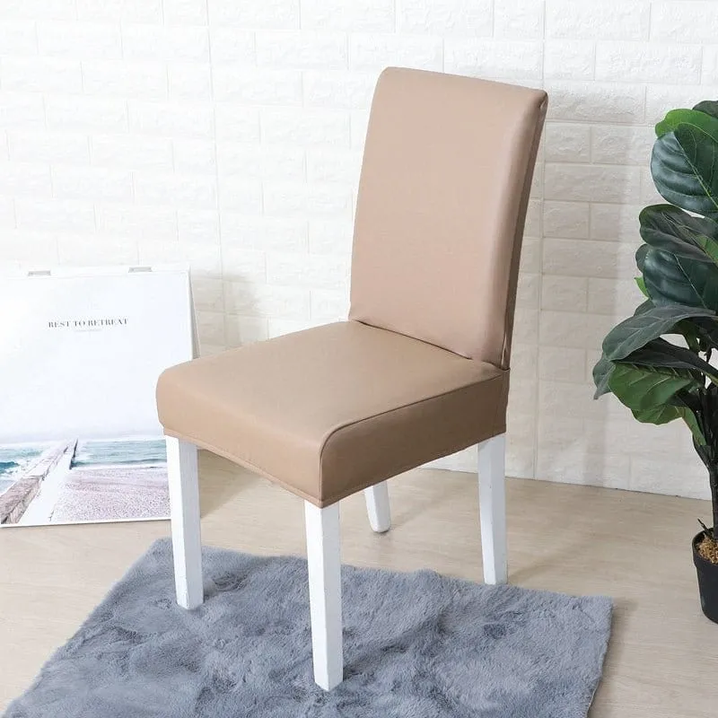 Housse de Chaise en Simili Cuir