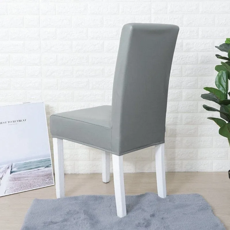 Housse de Chaise en Simili Cuir