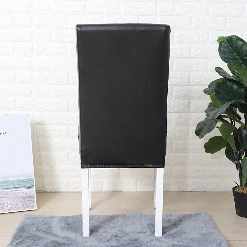 Housse de Chaise en Simili Cuir