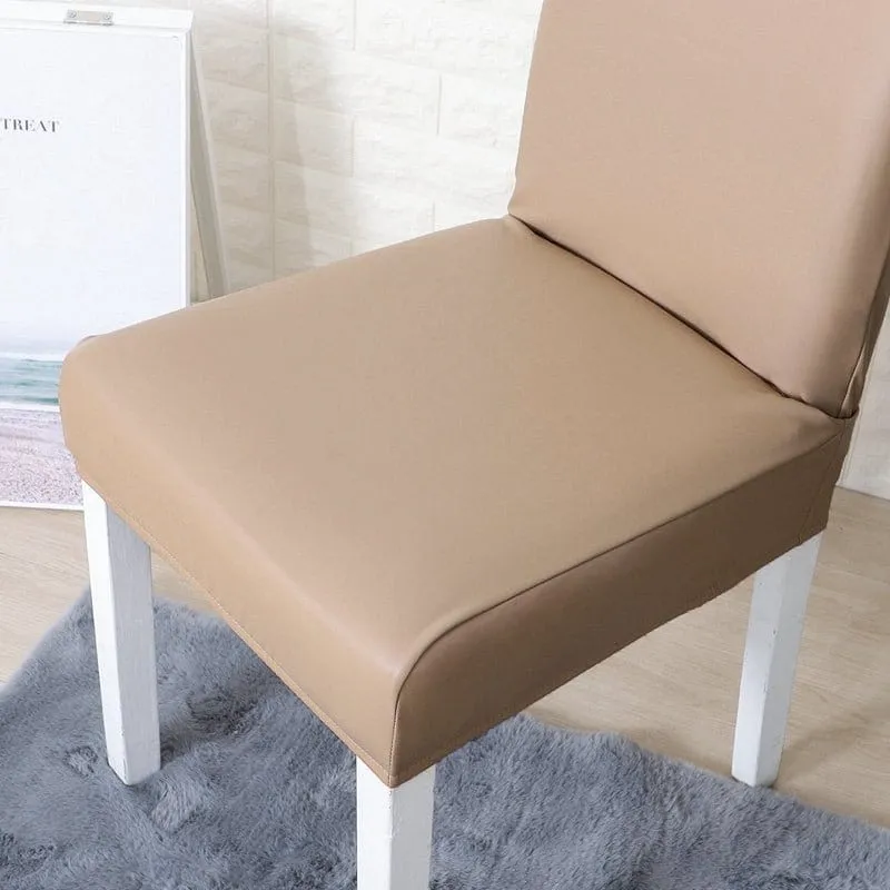 Housse de Chaise en Simili Cuir