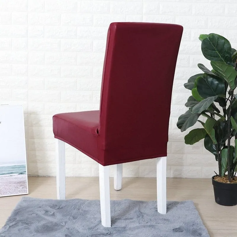 Housse de Chaise en Simili Cuir