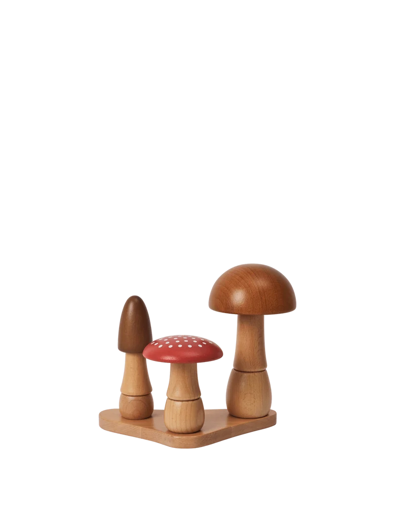 Mushroom Stacking Blocks - Multi