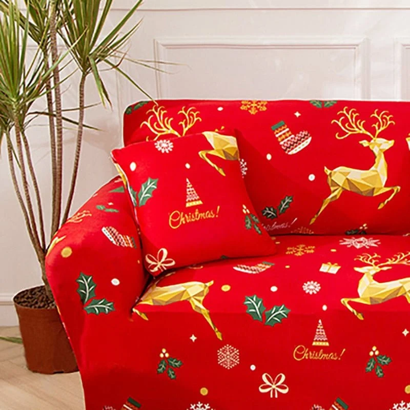 Housses de Coussin de Noël 45×45 — Lot de 2