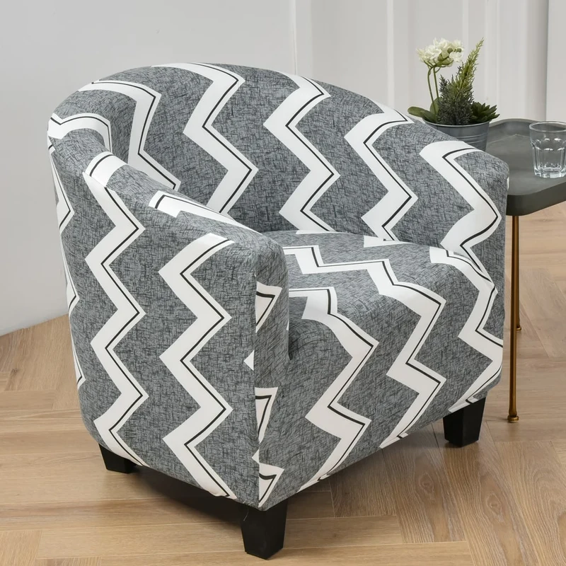 Housse de fauteuil cabriolet Grise rayée