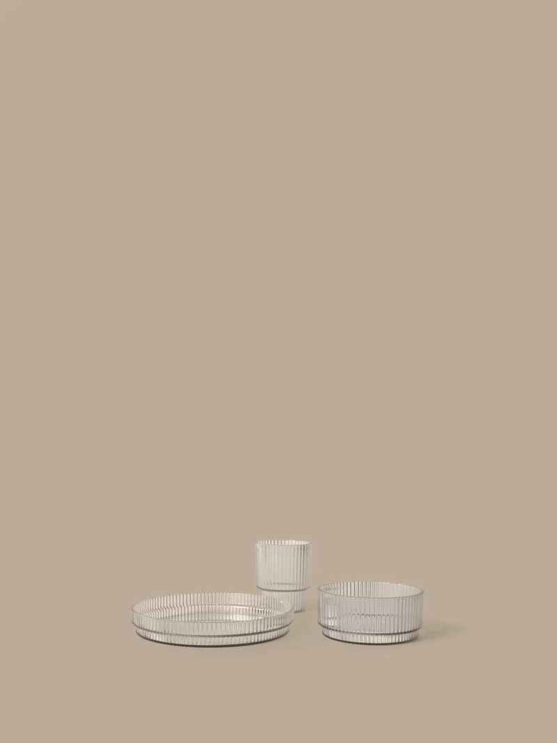 Ripple Kids Dinner Set - Clear