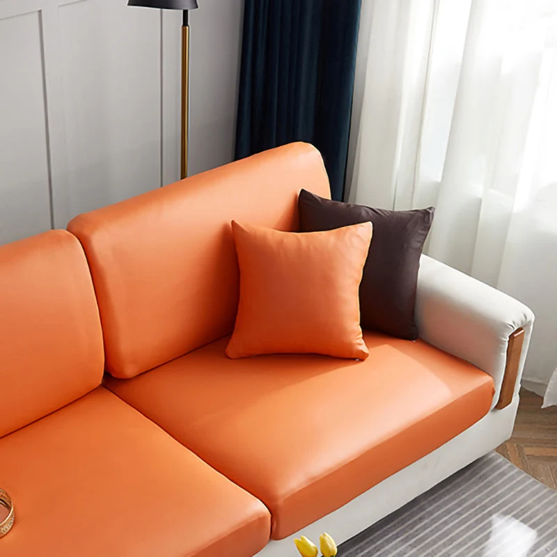 Housse de Coussin en Simili Cuir 40×40 — À l'unité