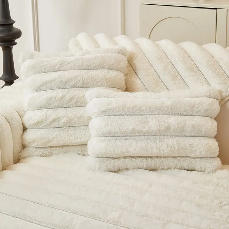 Housse de Coussin EasyCover Fausse Fourrure — À l'unité