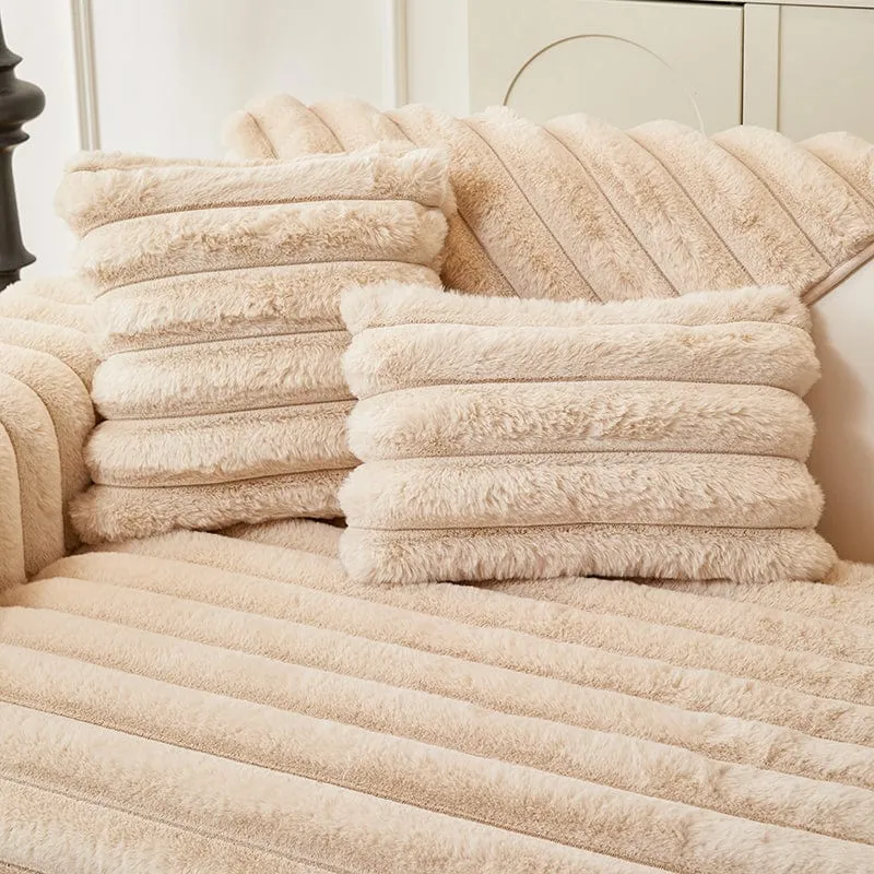 Housse de Coussin EasyCover Fausse Fourrure — À l'unité