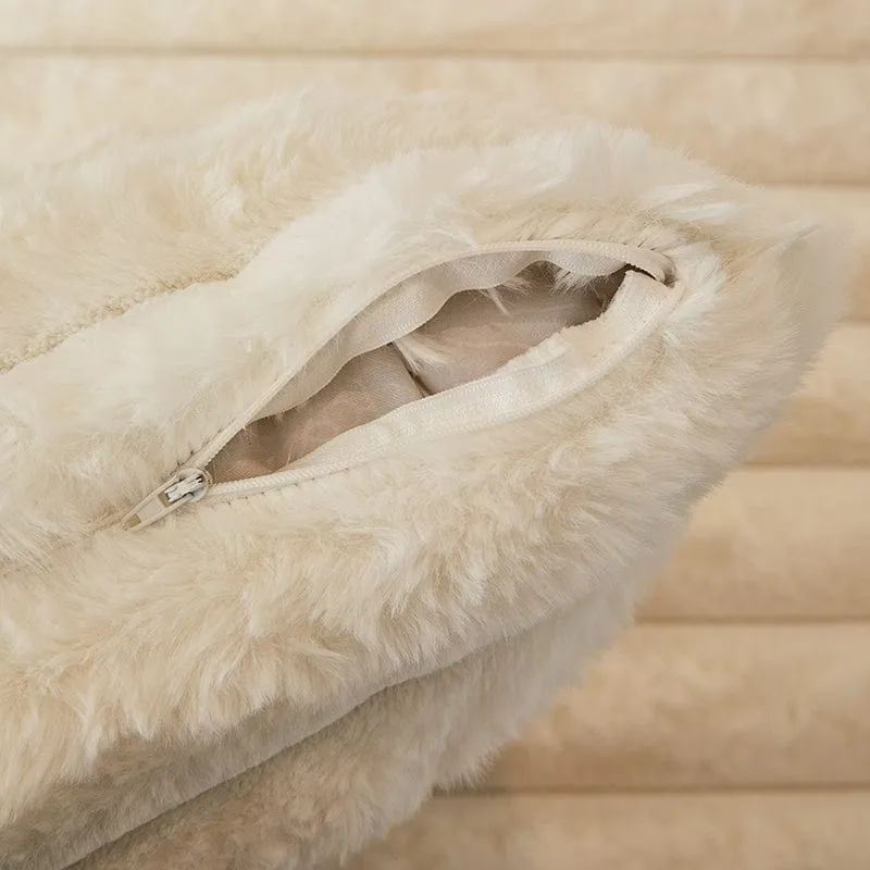 Housse de Coussin EasyCover Fausse Fourrure — À l'unité