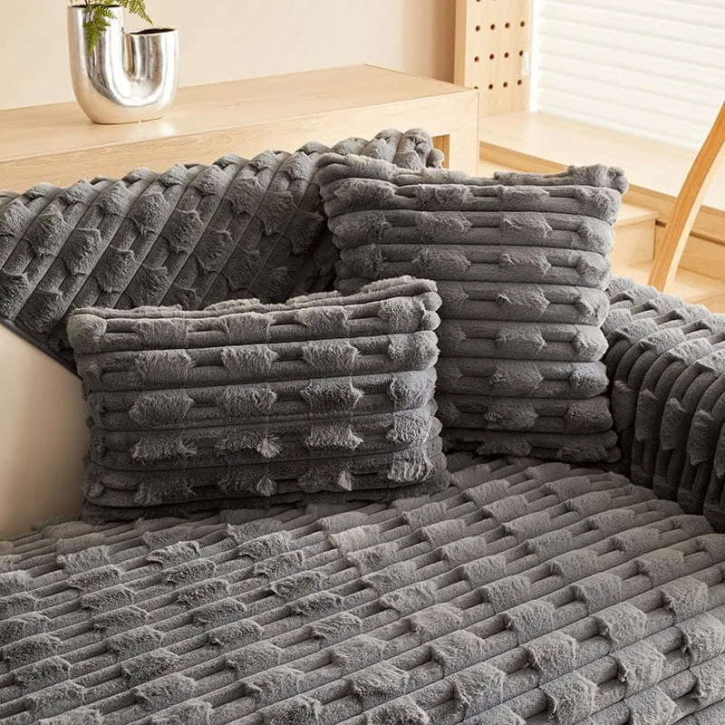 Housse de Coussin EasyCover Fausse Fourrure Épaisse — À l'unité