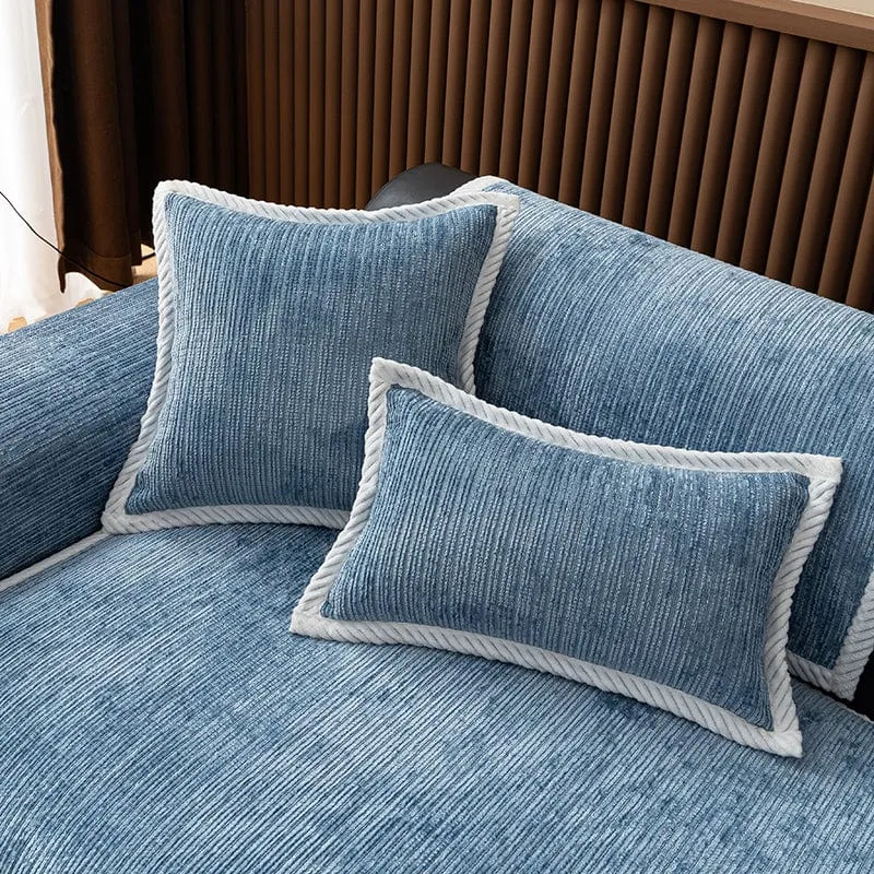 Housse de Coussin EasyCover Chenille Côtelée — À l'unité