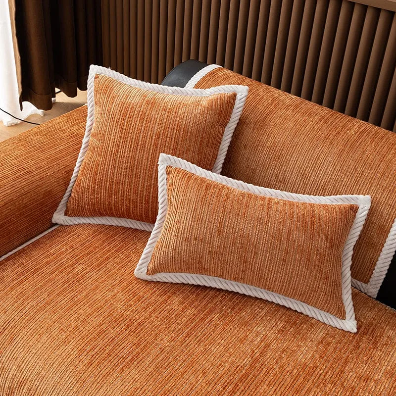 Housse de Coussin EasyCover Chenille Côtelée — À l'unité