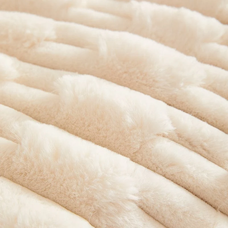 Housse de Canapé EasyCover Fausse Fourrure Épaisse