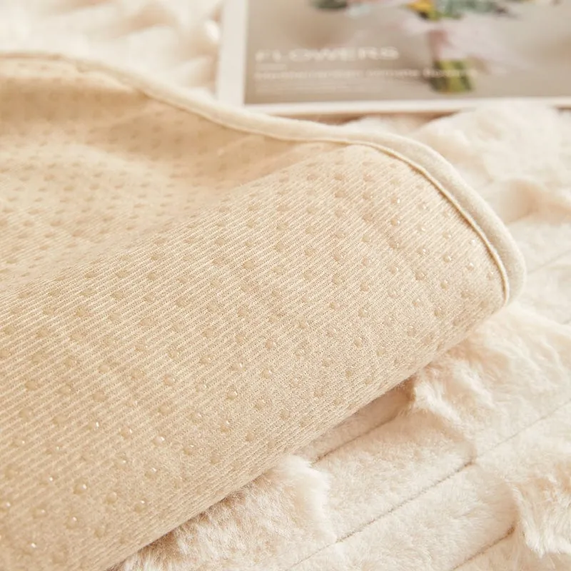 Housse de Canapé EasyCover Fausse Fourrure Épaisse
