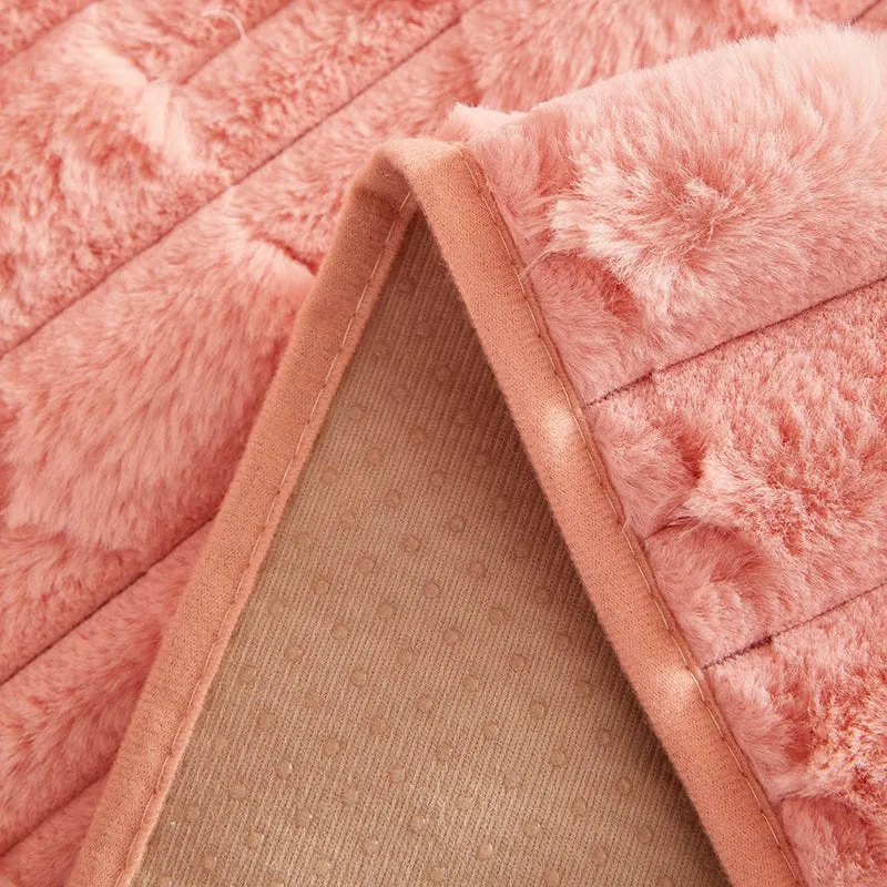 Housse de Canapé EasyCover Fausse Fourrure Épaisse
