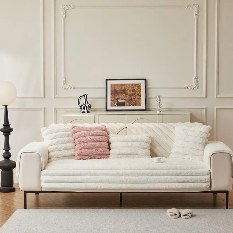 Housse de Canapé EasyCover Fausse Fourrure