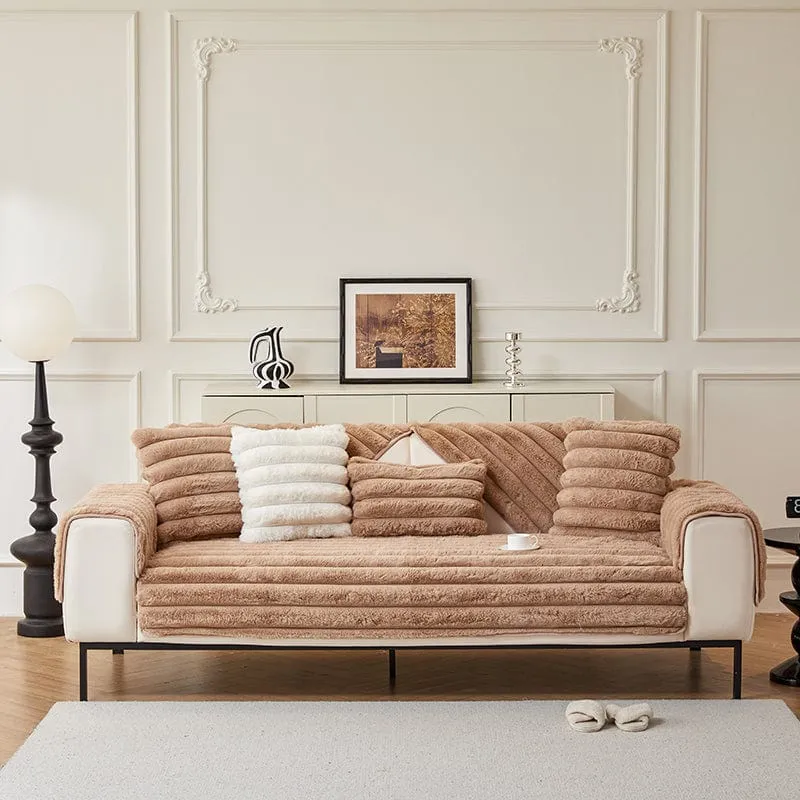 Housse de Canapé EasyCover Fausse Fourrure