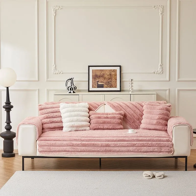 Housse de Canapé EasyCover Fausse Fourrure
