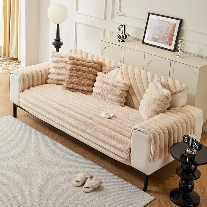 Housse de Canapé EasyCover Fausse Fourrure