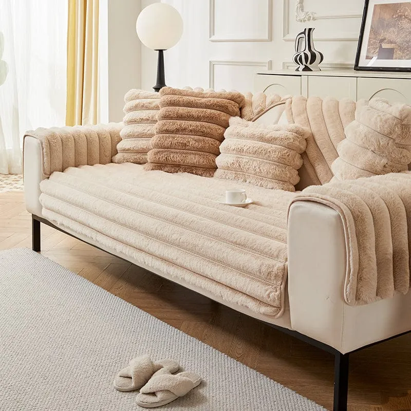 Housse de Canapé EasyCover Fausse Fourrure