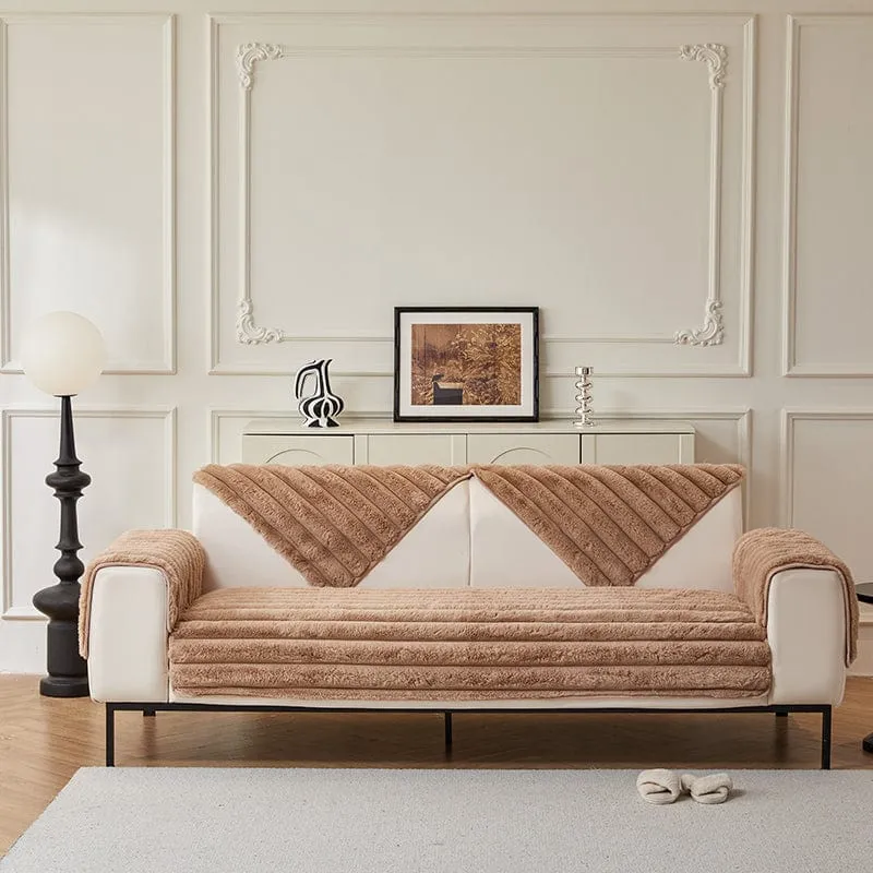 Housse de Canapé EasyCover Fausse Fourrure