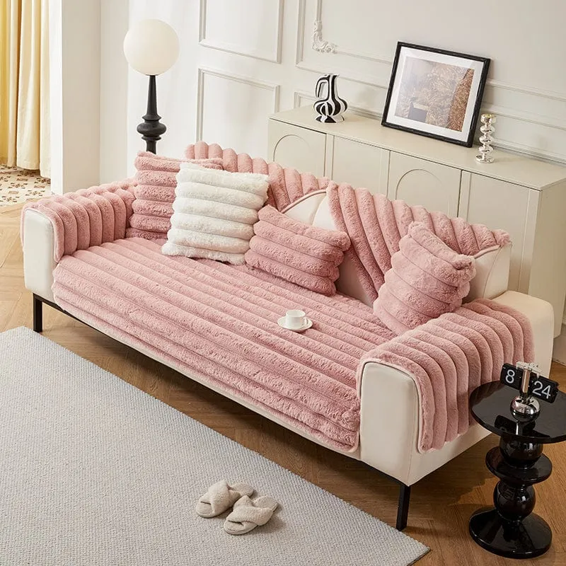 Housse de Canapé EasyCover Fausse Fourrure