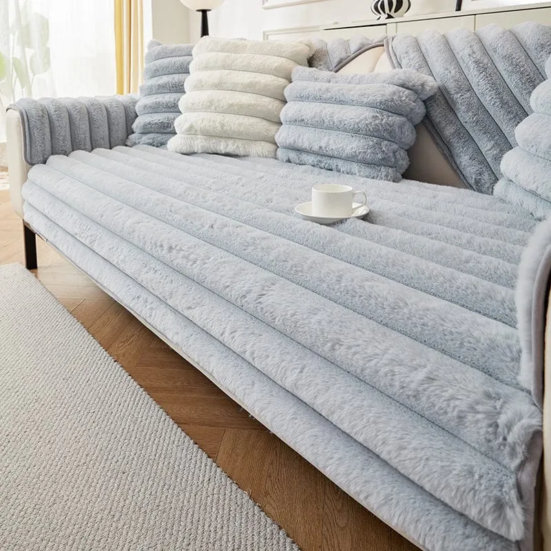 Housse de Canapé EasyCover Fausse Fourrure