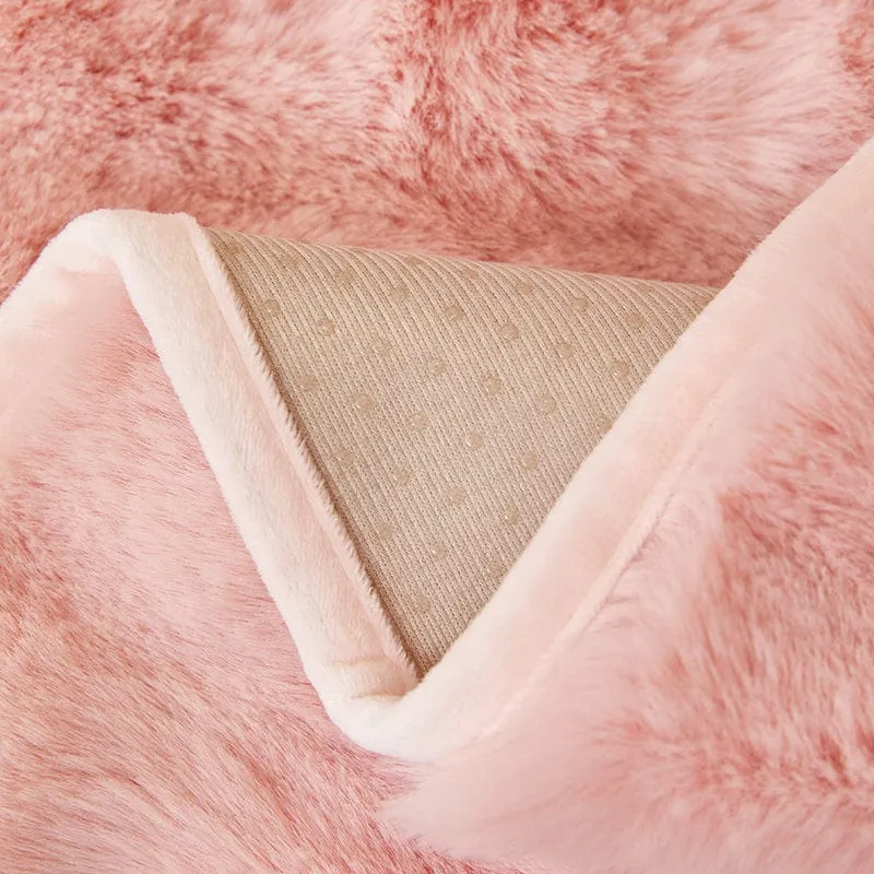 Housse de Canapé EasyCover Fausse Fourrure Molletonnée
