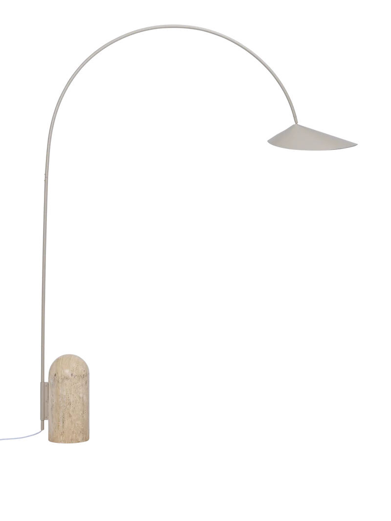 Arum Arched Floor Lamp - Cashmere