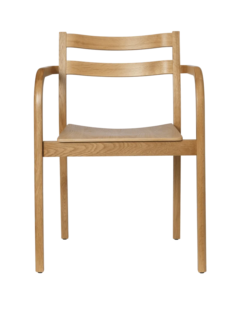 Boda Dining Chair with Arms - Natural Oak