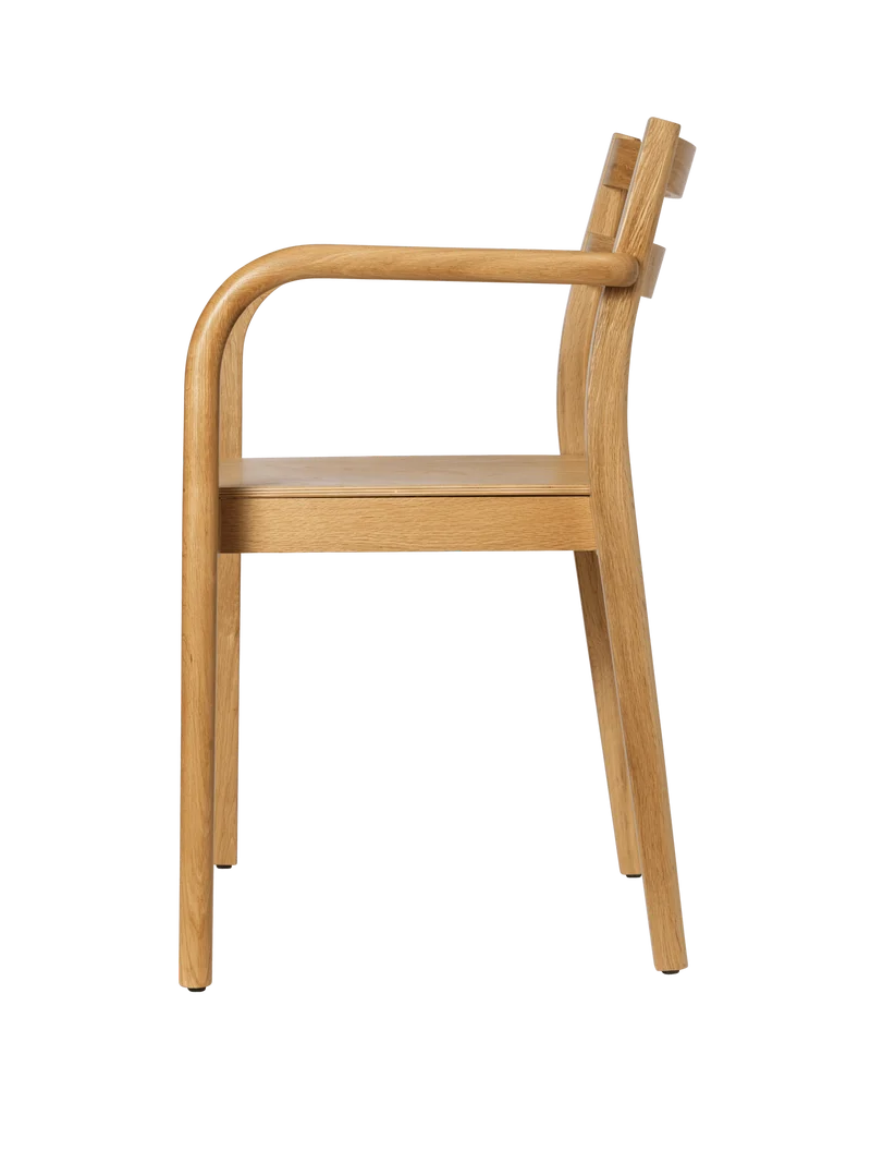 Boda Dining Chair with Arms - Natural Oak