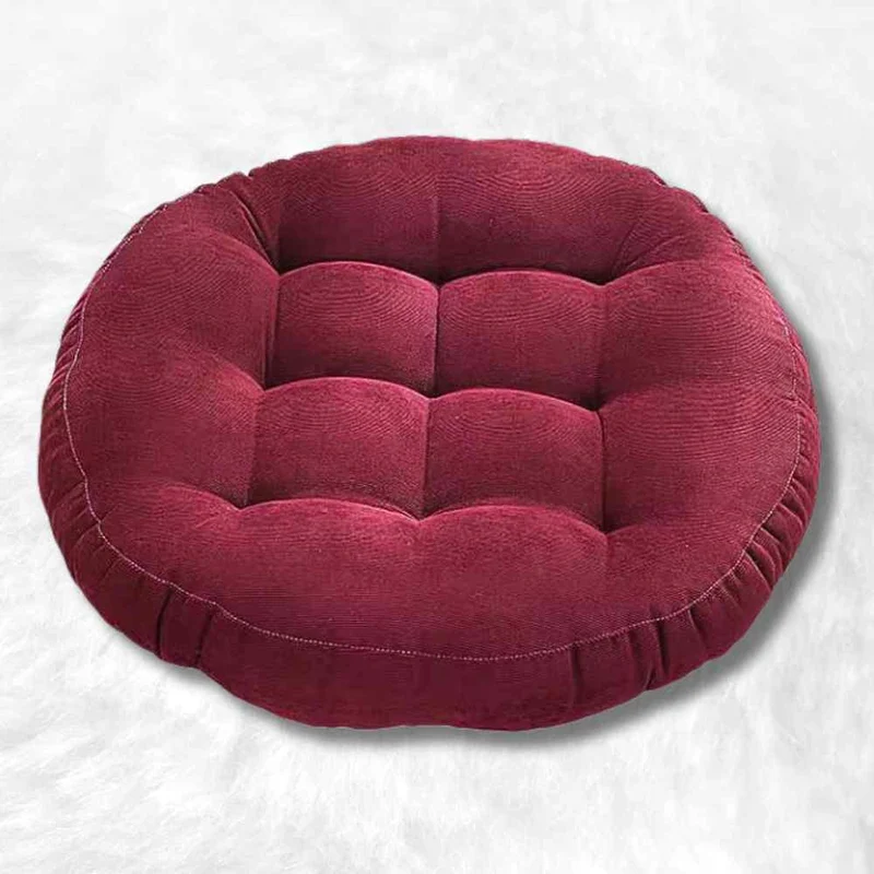 Coussin de Sol Rond rouge