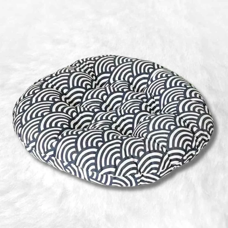 Coussin de Chaise Rond Vague