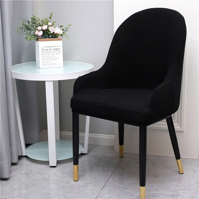 Housse de chaise scandinave Bjorli Noir
