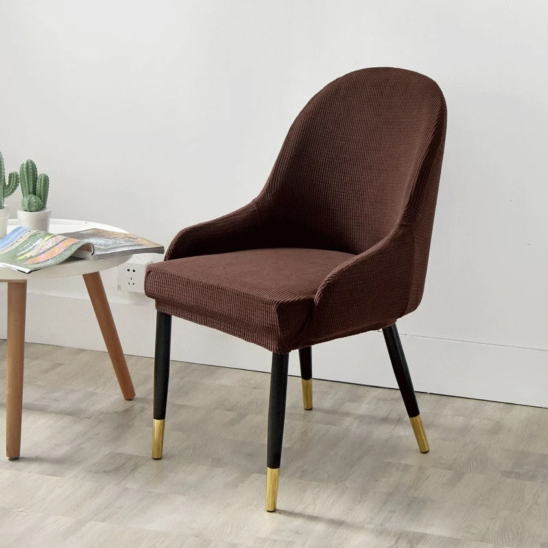 Housse de chaise scandinave Bjorli Marron