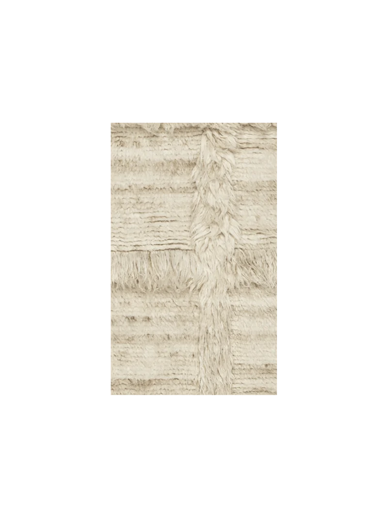 Rug Sample - Norte Grid - Natural