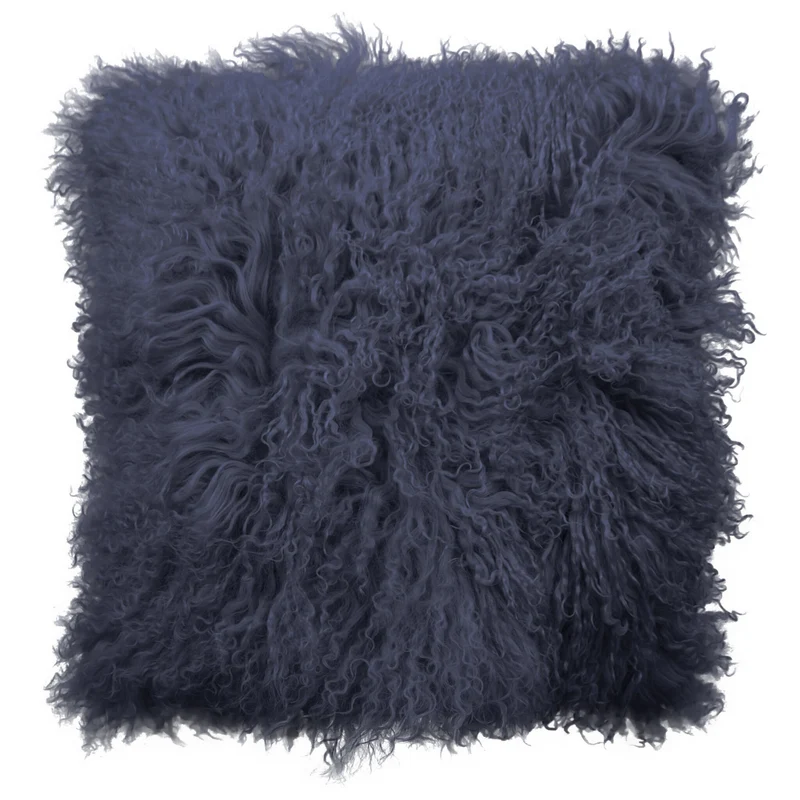 Coussin peau de mouton du Tibet essence