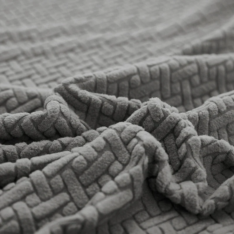 Housse De Canapé Jacquard Grise