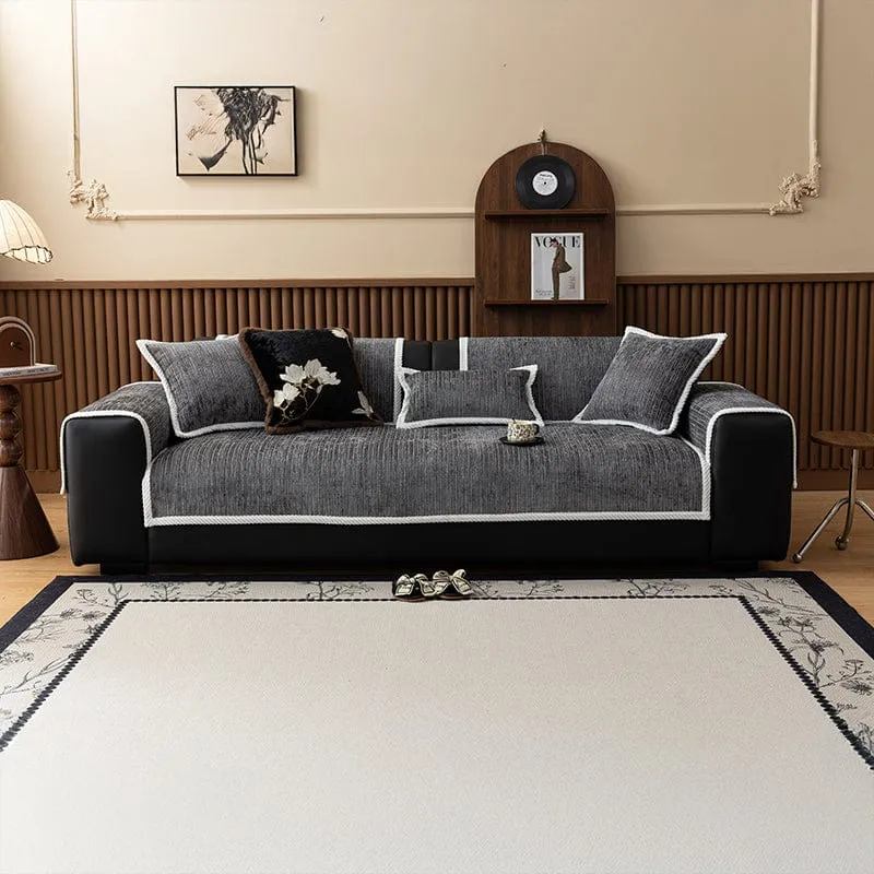Housse de Canapé EasyCover Chenille Côtelée