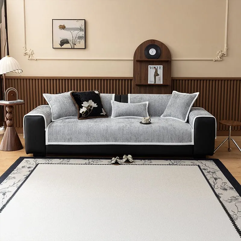 Housse de Canapé EasyCover Chenille Côtelée