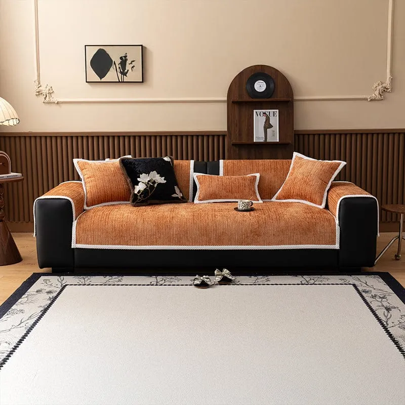 Housse de Canapé EasyCover Chenille Côtelée